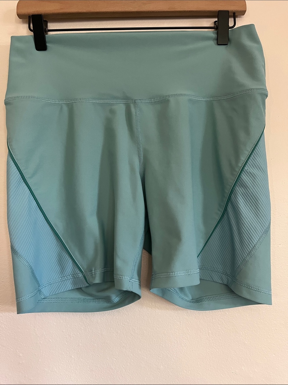 Old Navy Aqua High-Rise Bike Shorts